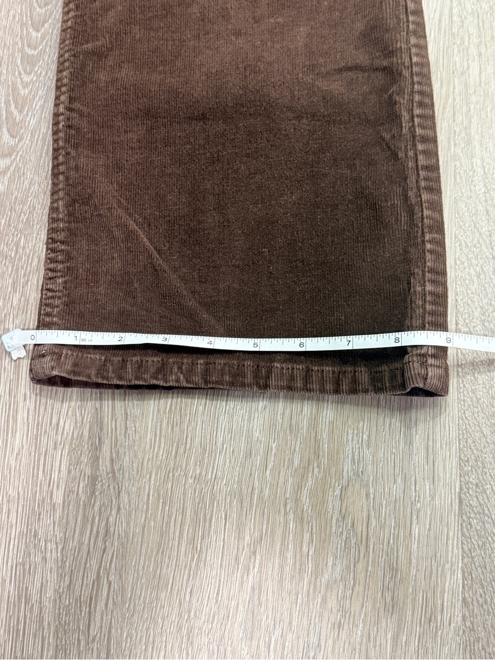Sonoma Women’s Straight-Leg Corduroy Jeans in Dark Brown Size 12P - Picture 9 of 11
